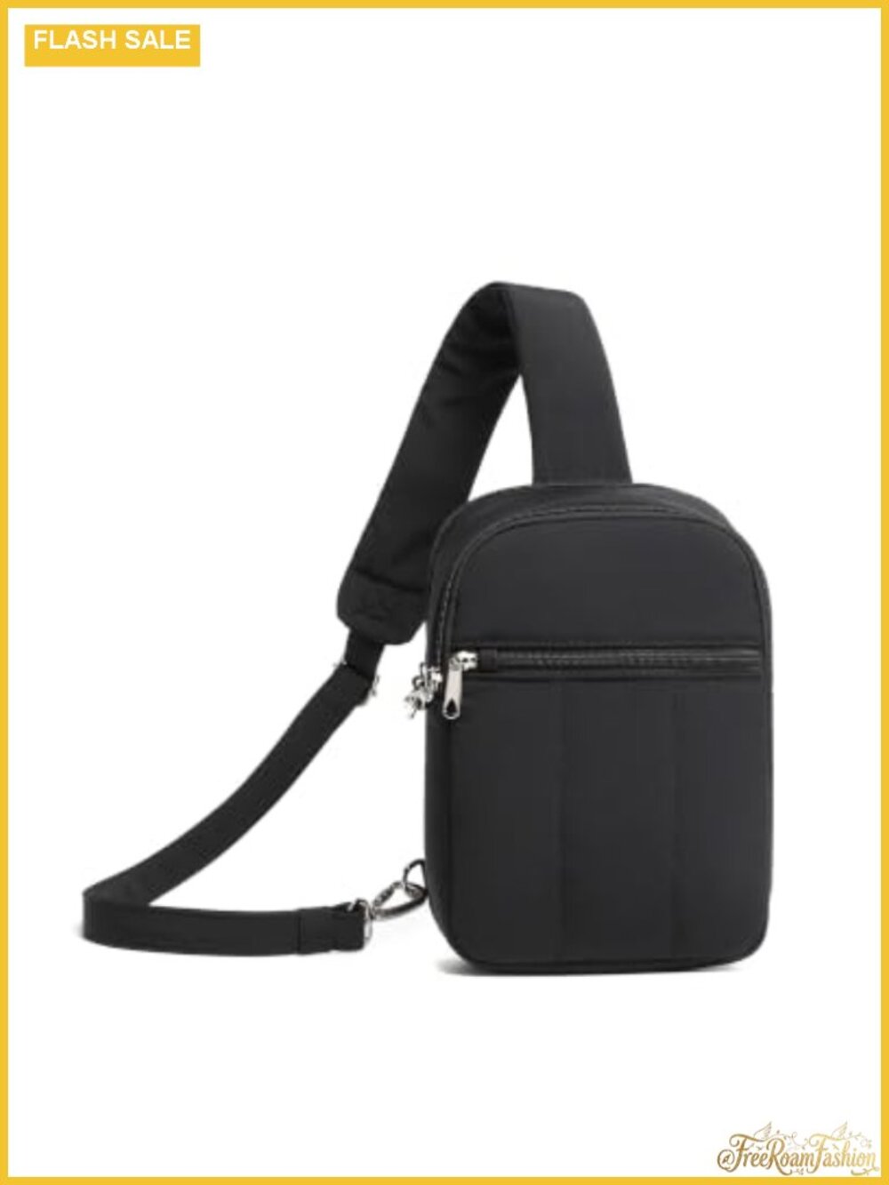 Anti-Theft Sling Crossbody Bag Quilted Nylon RFID Blocking